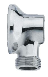 Applique laiton chromé sans écrou pour machine à laver