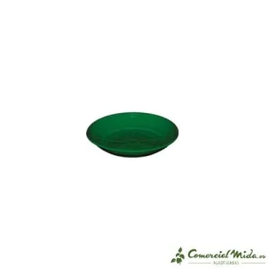 ARTEMA Pot de Fleurs Rond Vert Soucoupe pour Fleurs