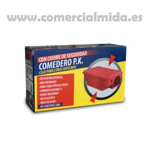 Bait Box PK 080 R pour rodenticides Couleur Rouge