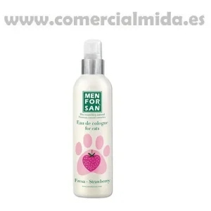 MENFORSAN eau de toilette 125ml parfum FRAISE pour chat